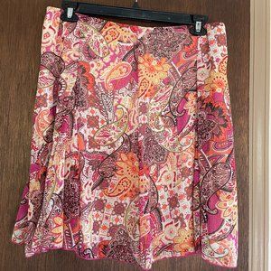 Studio 1940 Floral Lined Skirt Size 14